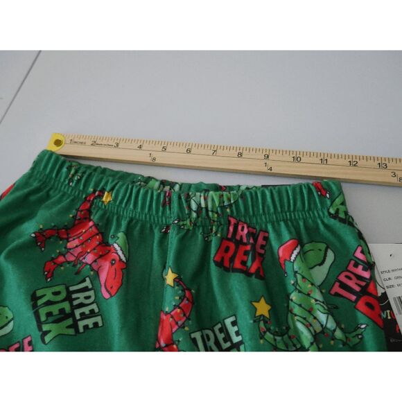 Brooklyn Cloth Youth Boys Christmas Pajama Pants Size M 10/12 “Tree Rex” - Picture 5 of 11
